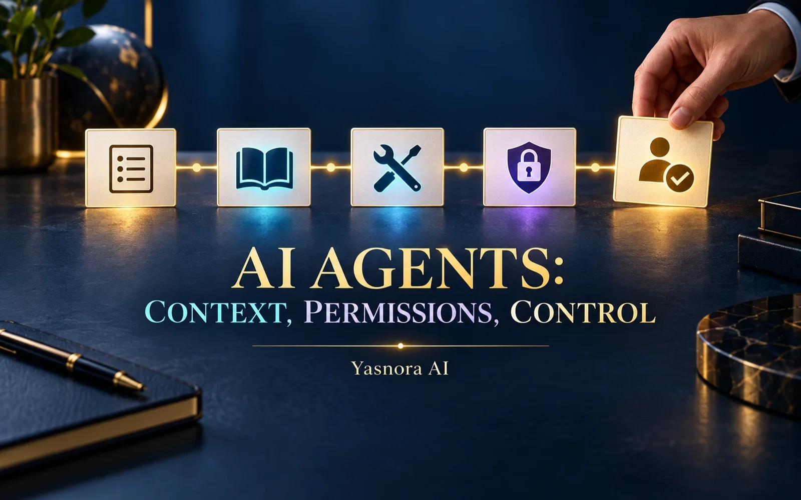 Business AI Agents: Context, Permissions, and Human Control