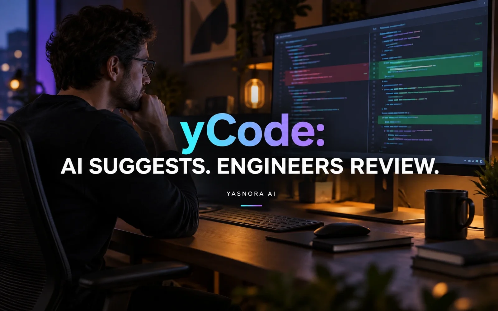 yCode: AI Suggests a Change, the Engineer Reviews It